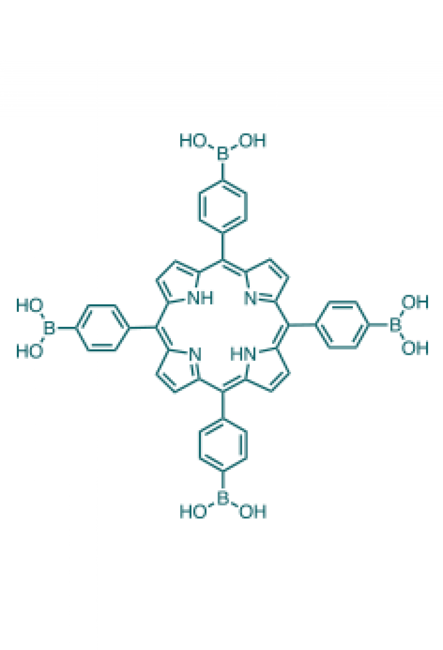 5,10,15,20-(tetra-4-dihydroxyborylphenyl)porphyrin  | Porphychem Expert porphyrin synthesis for research & industry