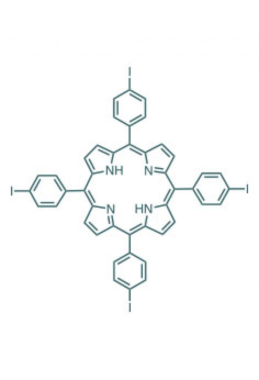 5,10,15,20-(tetra-4-iodophenyl)porphyrin  | Porphychem Expert porphyrin synthesis for research & industry