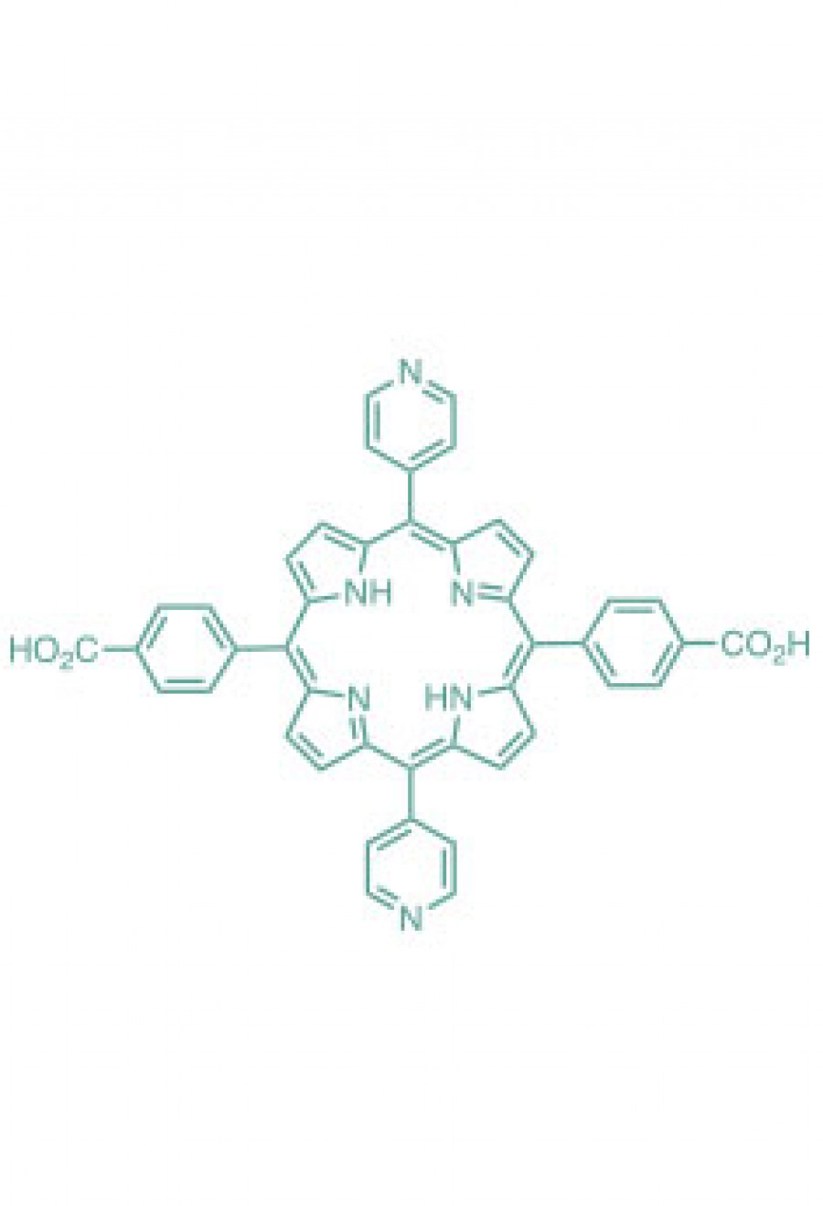 5,15-(di-4-carboxyphenyl)-10,20-(di-4-pyridyl)porphyrin  | Porphychem Expert porphyrin synthesis for research & industry