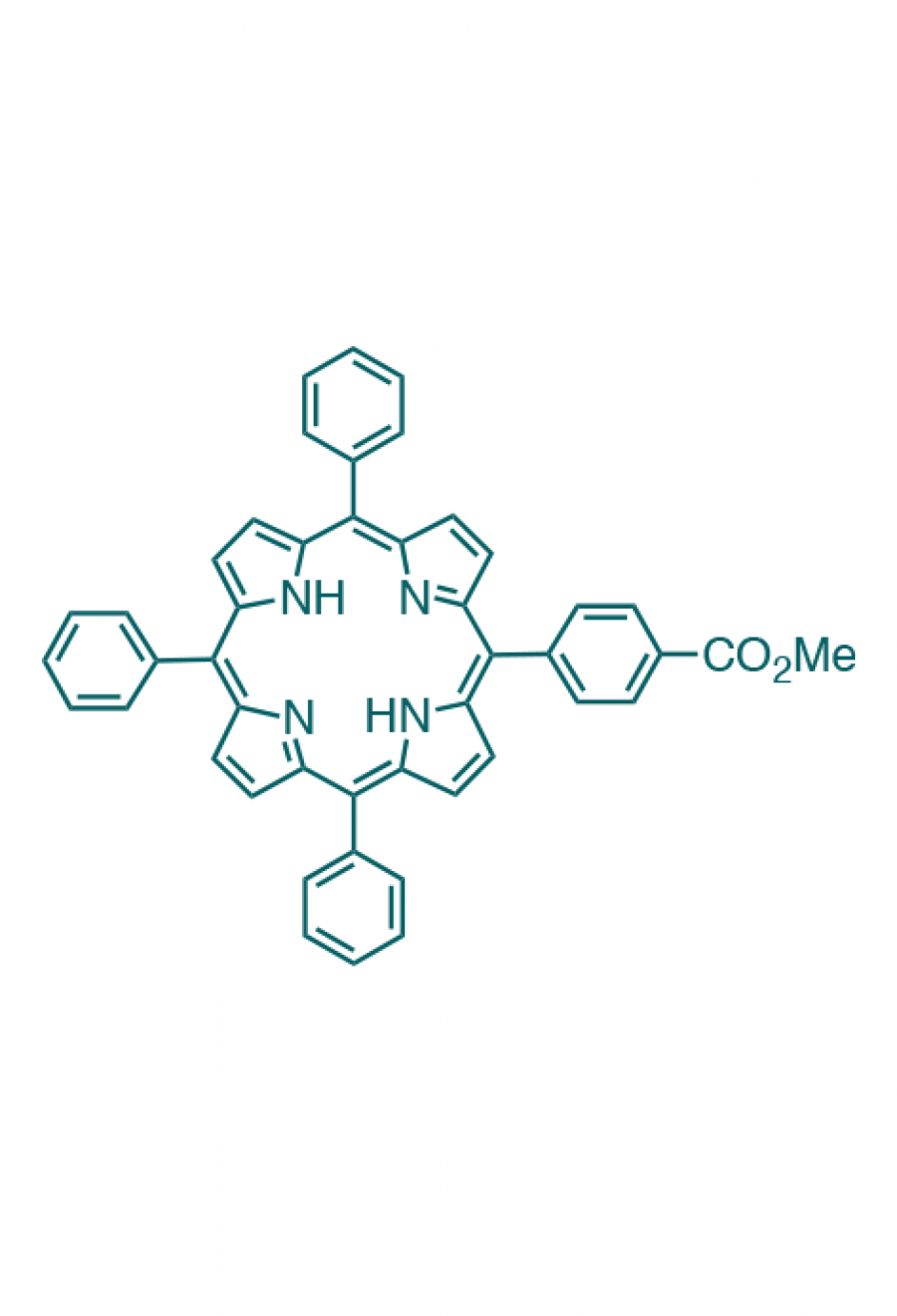 5-(4-methoxycarbonylphenyl)-10,15,20-(triphenyl)porphyrin  | Porphychem Expert porphyrin synthesis for research & industry
