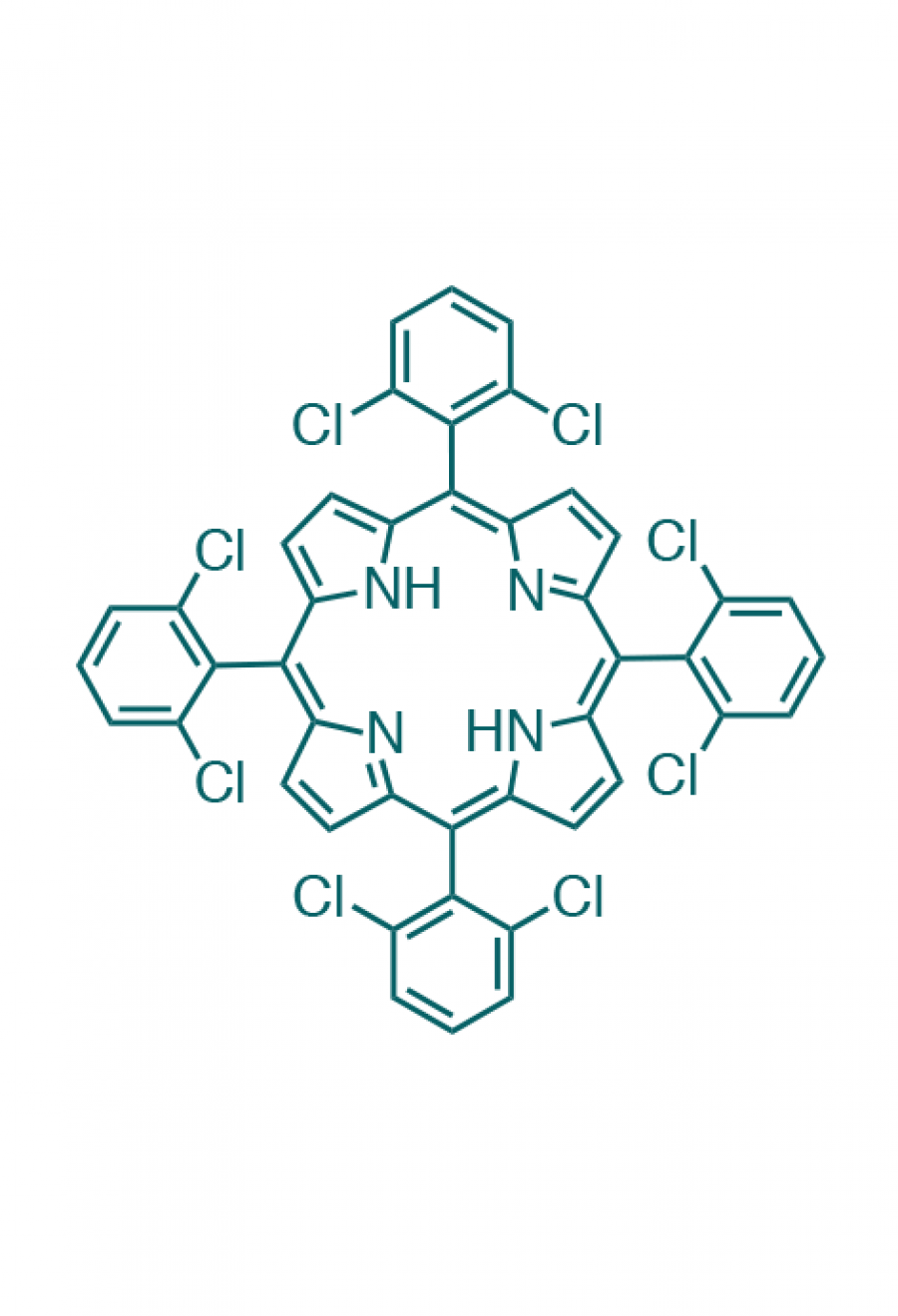 5,10,15,20-(tetra-2,6-chlorophenyl)porphyrin  | Porphychem Expert porphyrin synthesis for research & industry