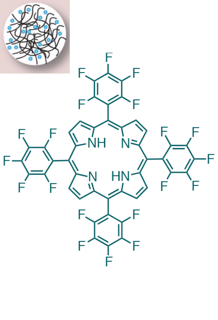 Nano Chitosan / 5,10,15,20-(Tetrapentafluorophenyl)porphyrin