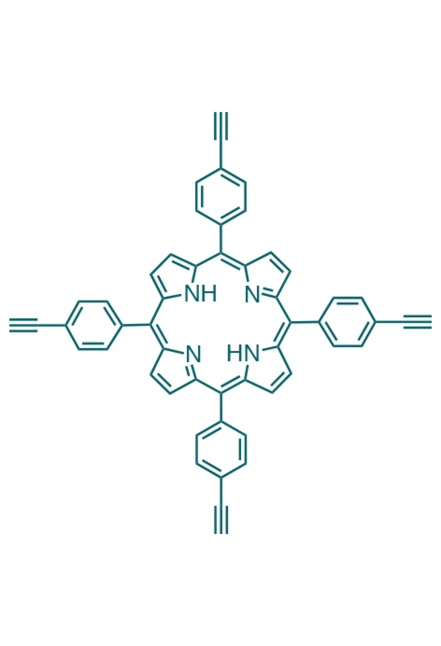 5,10,15,20-(tetra-4-ethynylphenyl)porphyrin  | Porphychem Expert porphyrin synthesis for research & industry