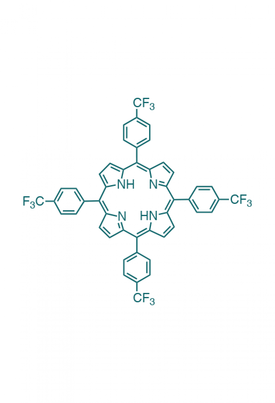5,10,15,20-(tetra-4-trifluoromethylphenyl)porphyrin  | Porphychem Expert porphyrin synthesis for research & industry
