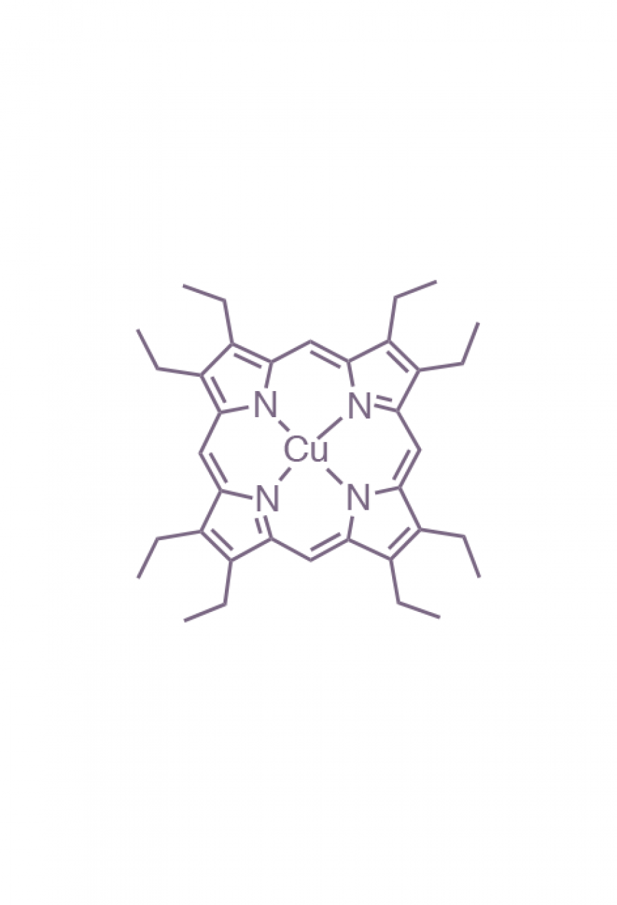 copper(II) 2,3,7,8,12,13,17,18-(octaethyl)porphyrin  | Porphychem Expert porphyrin synthesis for research & industry
