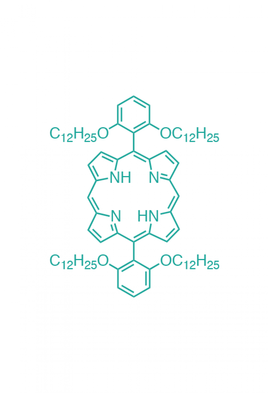 5,15-(di-2,6-dodecyloxyphenyl)porphyrin  | Porphychem Expert porphyrin synthesis for research & industry
