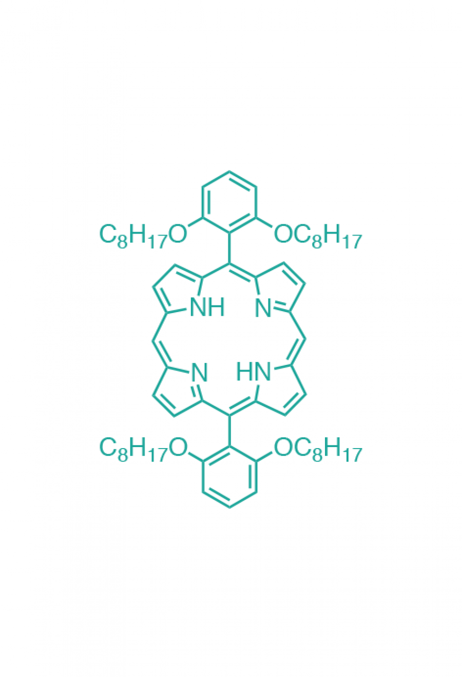 5,15-(di-2,6-octyloxyphenyl)porphyrin  | Porphychem Expert porphyrin synthesis for research & industry