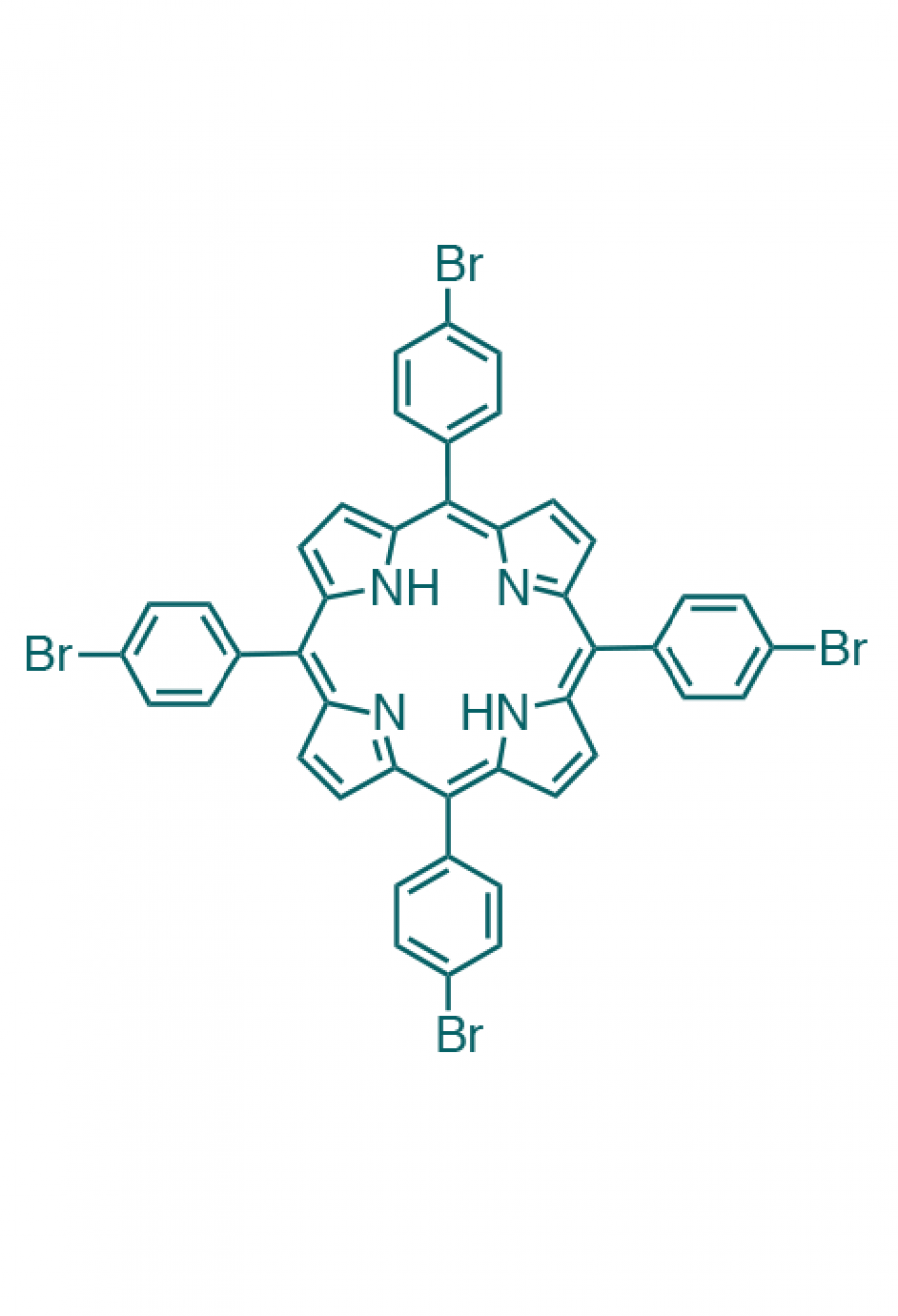5,10,15,20-(tetra-4-bromophenyl)porphyrin  | Porphychem Expert porphyrin synthesis for research & industry