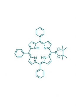 5,10,15-(triphenyl)-20-(4,4,5,5-tetramethyl-1,3,2-dioxaborolan-2-yl)porphyrin