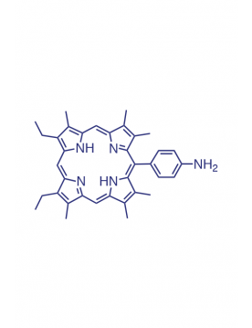 5-(4-aminophenyl)-2,3,7,8,12,18-(hexamethyl)-13,17-(diethyl)porphyrin